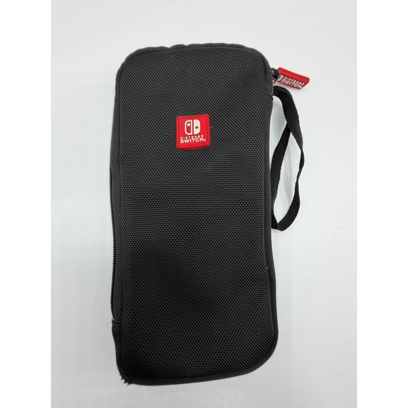 Nintendo Other - Official Nintendo Switch Carrying Case Black Pouch Soft Slim Travel Bag RDS